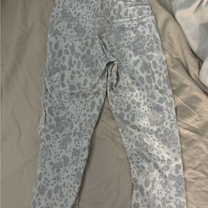 White and grey lulu-lemon pants